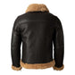 Men's B3 1940s Battle Bomber Shearling Fur Jacket