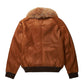 Men's B3 Brown Flying Aviator Shearling Bomber Jacket