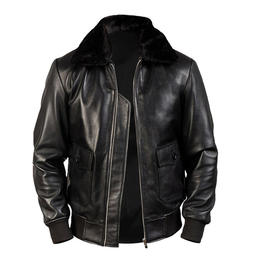 Men's G-1 Shearling Bomber Leather Jacket