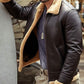 Men's B-3 Shearling Strongest Thermal Leather Jacket